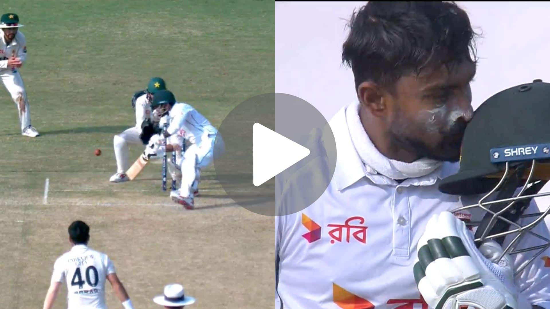 [Watch] Litton Das Kisses His Helmet After Stunning Pakistan With A Sensational Ton